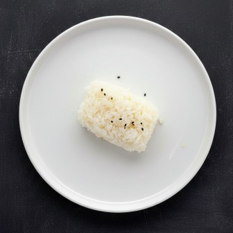 Riz gluant