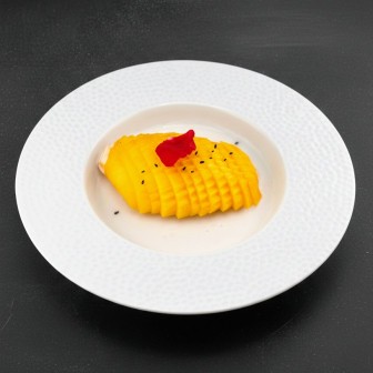 Mangue et riz gluant au lait de coco