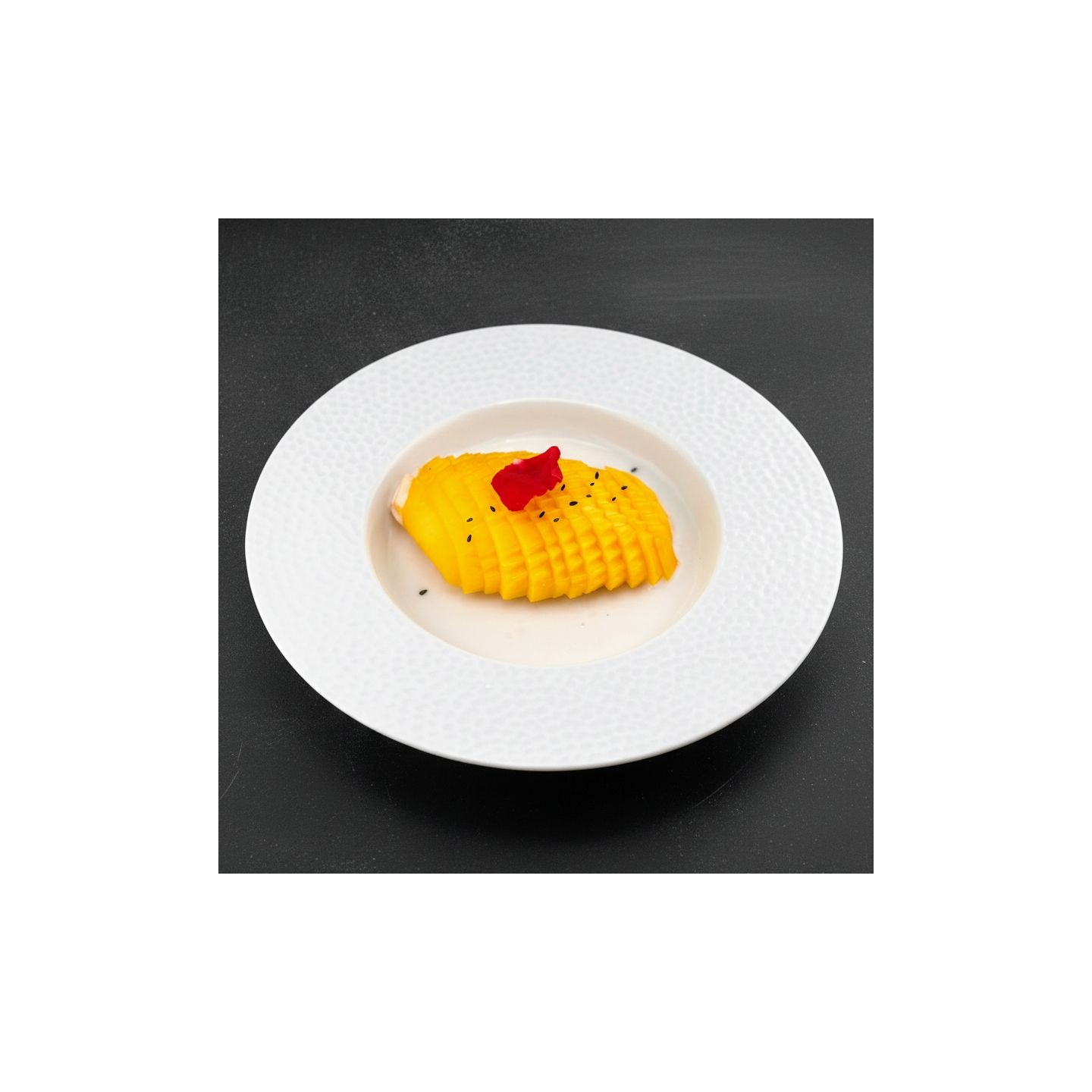 Mangue et riz gluant au lait de coco