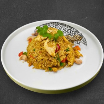 Riz sauté aux ananas