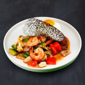 Plat sauté au basilic