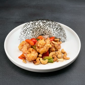 Plat croustillant à la sauce huitre
