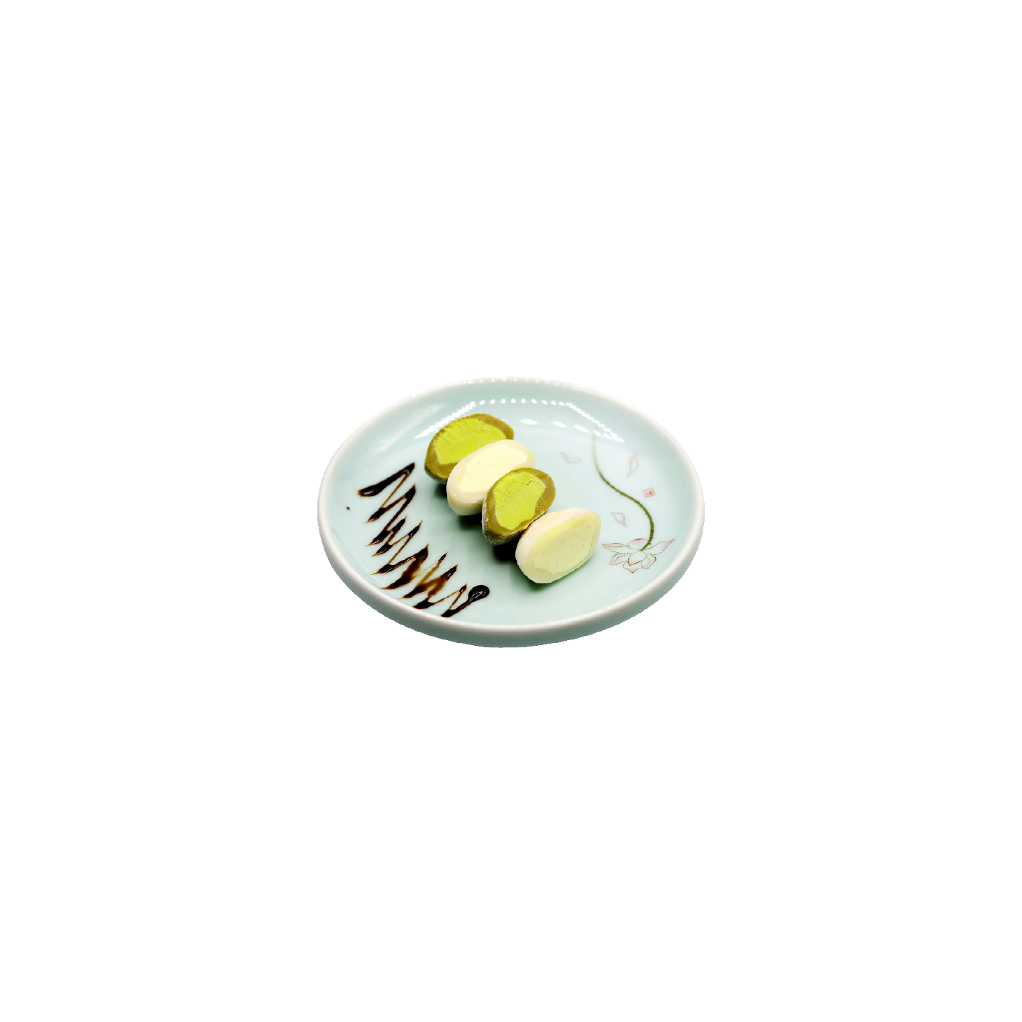 Mochi glacé thé vert (2 pièces)